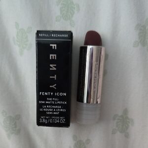 Fenty Beauty Icon Semi Matte Lipstick - Deep Plum